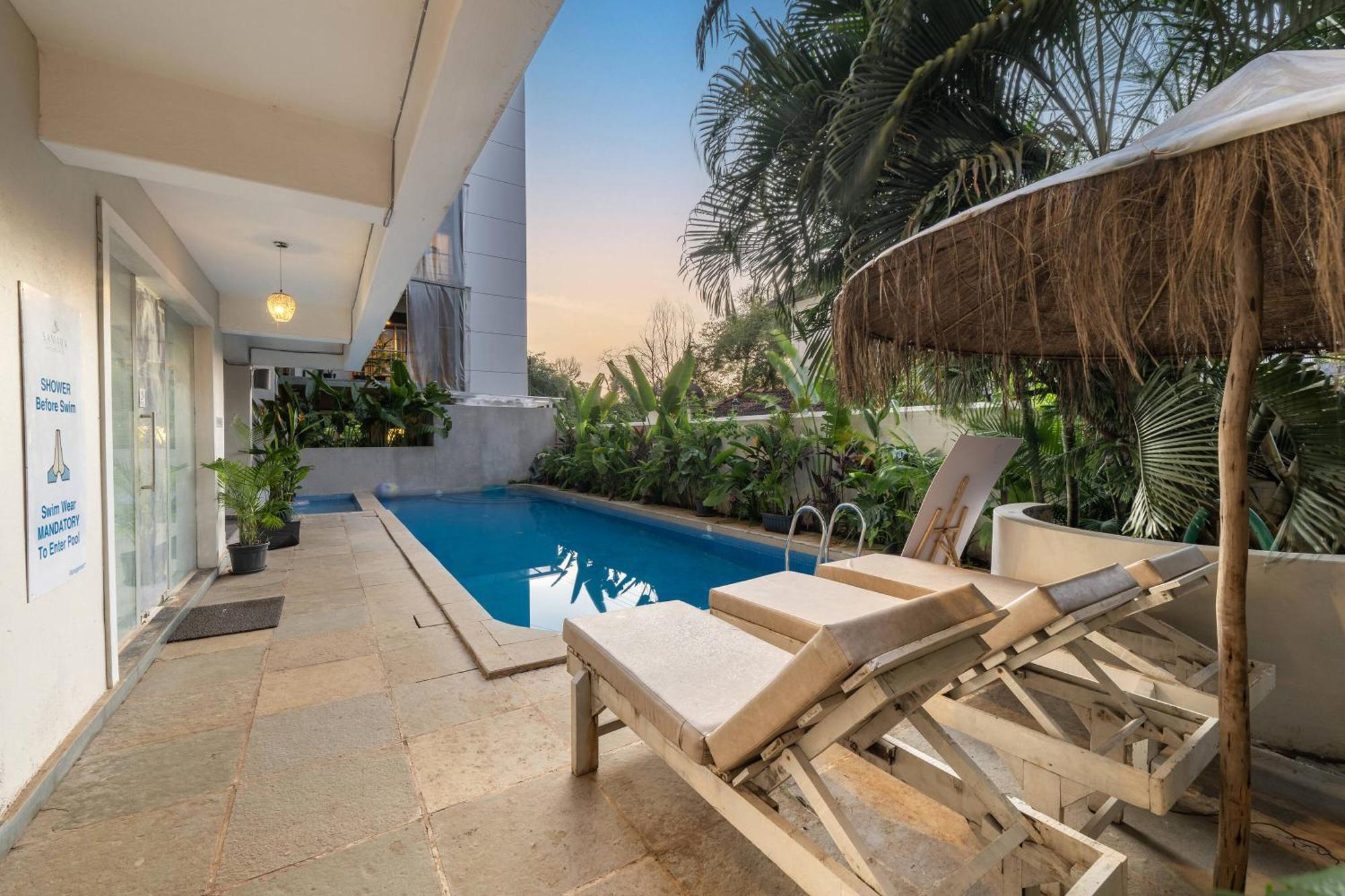 Hotel Echor Samara Morjim Goa Sea View Restro Exteriér fotografie